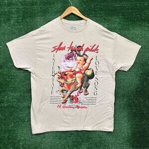 Stone Temple Pilots tan graphic T-shirt, size XL